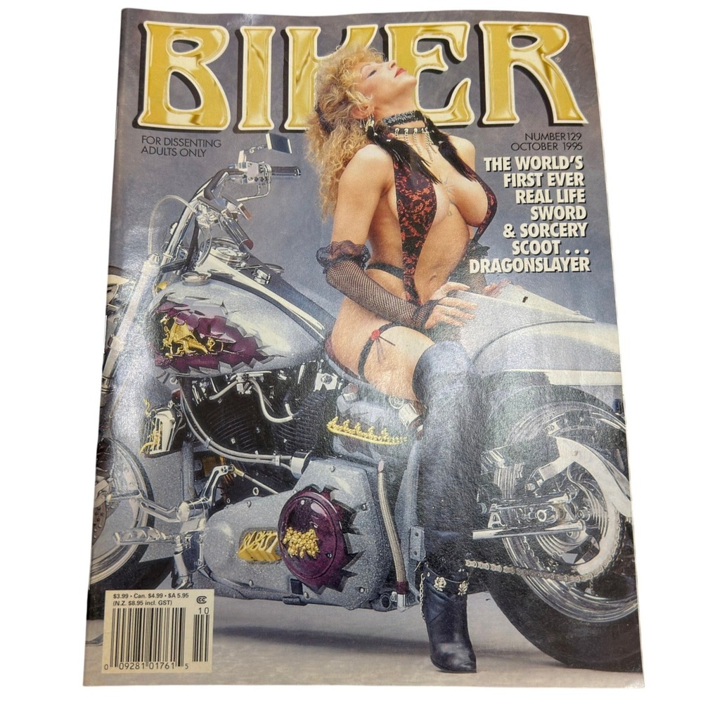 Vintage Biker Magazine Number 129 October 1995 Dragonslayer Motorcycle Culture